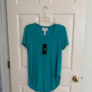 Joseph Ribkoff Teal Short Sleeve Top